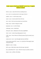 Scribe America Final Exam Questions and Answers Already Passed Answers 20262027 RATED A