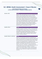 NR302- Health Assessment 1- Exam 2 Review&NewLine;Exam-Ready Questions and Answers&NewLine;LATEST UPDATE 2026&sol;2027 &vert; PREMIUM ACADEMIC EDITION