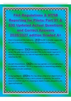 FAA General 8308-8346 Updated Actual Questions and Correct Answers 2026&sol;2027 edition Graded A&plus; During starting of a turbine powerplant using compressed air starter&comma; a hung start occurred&period; Select the proper procedure&period; -Shut the engine down&period; A hung s