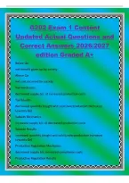 G202 Exam 1 Content&NewLine;Updated Actual Questions and&NewLine;Correct Answers 2026&sol;2027&NewLine;edition Graded A&plus;&NewLine;Below Qe&NewLine;net benefit given up by society&NewLine;Above Qe&NewLine;net cost incurred by society&NewLine;Tax Mechanics&NewLine;decreased supply b&sol;c of increased production costs&NewLine;