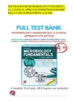 Test Bank for Microbiology Fundamentals&colon; A Clinical Approach&colon; 2024 Release by Marjorie Kelly Cowan