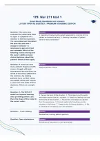 Nur 211 test 1&NewLine;Exam-Ready Questions and Answers&NewLine;LATEST UPDATE 2026&sol;2027 &vert; PREMIUM ACADEMIC EDITION