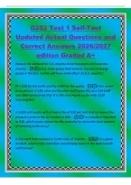 G202 Test 1 Self-Test&NewLine;Updated Actual Questions and&NewLine;Correct Answers 2026&sol;2027&NewLine;edition Graded A&plus;&NewLine;Reduce the demand for U&period;S&period; exports since foreigners will have less&NewLine;income&period; -A U&period;S&period; trade policy that restricts the sale of foreign&NewLine;goods in the U&period;S&period; marke