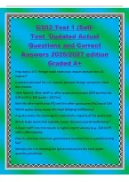 G202 Test 1 &lpar;SelfTest Updated Actual&NewLine;Questions and Correct&NewLine;Answers 2026&sol;2027 edition&NewLine;Graded A&plus;&NewLine;How does a U&period;S&period; foreign trade restriction impact demand for U&period;S&period;&NewLine;exports&quest;&NewLine;It reduces demand for U&period;S&period; exports because foreign consumers have&NewLine;less income&period;