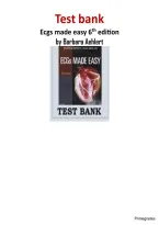 ECGs Made Easy 6th Edition by Barbara J&period; Aehlert Test Bank &vert; Questions and Answers &vert; Complete Exam Prep