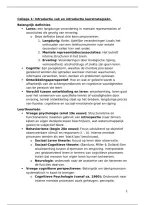 Samenvatting &plus; aantekeningen&semi; Leren en cognitie