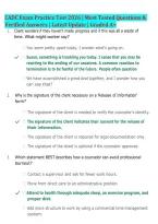 CADC Exam Practice Test 2026&sol;2027 &vert; 150&plus; Practice Questions & Answers &vert; Most-Tested Topics &vert; Latest Update &vert; Addiction Counseling Exam Prep