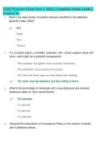 CADC Practice Exam Test 1 2026&sol;2027 &vert; 150&plus; Practice Questions & Answers &vert; Complete Addiction Counseling Study Guide &vert; Certification Exam Prep