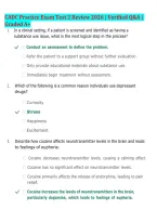 CADC Practice Exam Test 2 Review 2026&sol;2027 &vert; Practice Questions & Answers &vert; Addiction Counseling Certification &vert; Complete Exam Prep