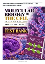Molecular Biology of the Cell (Seventh Edition) - Stuvia US