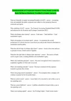 for Fundamentals of Corporate Finance by Jonathan Berk Peter DeMarzo Jarrad Harford Exam with correct Answers