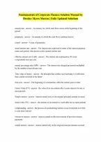 Solution Manual for Fundamentals of Corporate Finance by Richard Brealey Stewart Myers Alan Marcus 100 Correct Answers Verified A Graded
