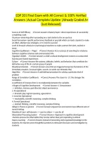 EDP 201 Final Exam with All Correct & 100&percnt; Verified Answers &vert;Actual Complete Update &vert;Already Graded A&plus; &lpar;Just Released&rpar;