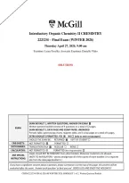 CHEM 222 Final Exam &vert; Questions and Answers &vert; Winter 2026 &vert; 100&percnt; Correct - McGill University&period;&NewLine;