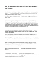 Nur 207 Quiz 2 Study Guide 2026&sol;2027 &vert; Practice Questions And Answers