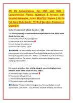 ATI PN Comprehensive Exit 2025 with NGN &vert; &NewLine;Comprehensive Practice Questions & Answers with &NewLine;Detailed Rationales &vert; Latest 2026&sol;2027 Update &vert; ATI PN &NewLine;Exit Exam Study Guide &vert; Verified Questions & Answers &vert; &NewLine;Graded A&plus;