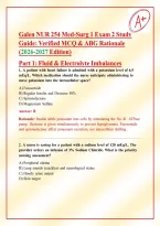 Galen NUR 254 Medical-Surgical Nursing Exam Prep&colon; 200 Practice Questions and Answers with Detailed Rationales&NewLine;