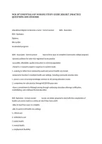 Nur 207 Essentials Of Nursing Study Guide 2026&sol;2027 &vert; Practice Questions And Answers