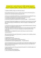 EA Exam Part 1 with all Correct & 100&percnt; Verified Answers &vert;Actual Complete Update &vert;Already Graded A&plus; &lpar;Just Released&rpar;