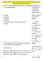 EA Exam Part 2 Business 2027 with all Correct & 100&percnt; Verified Answers &vert;Latest Update &vert;Already Graded A&plus;