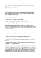 Nurs 240 Ultimate Exam Study Guide 2026&sol;2027 &vert; Practice Questions And Answers