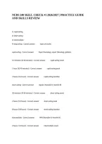 NURS 240 PACKAGE DEAL 2026&sol;2027 &vert; COMPLETE NURSING EXAM STUDY GUIDE AND PRACTICE QUESTIONS