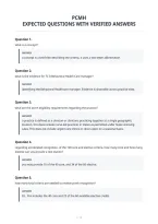 Pcmh&NewLine;Expected Questions With Verified Answers