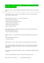 POLS 207&colon; Exam 3- Phaik Lim Questions And Answers&period;