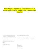 Enrolled Agent Comprehensive Exam Questions with all Correct & 100&percnt; Verified Answers &vert;Latest Update &vert;Already Graded A&plus;