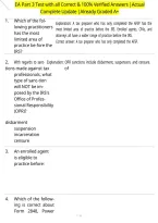 EA Part 3 Test with all Correct & 100&percnt; Verified Answers &vert;Actual Complete Update &vert;Already Graded A&plus;