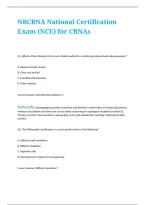 Comprehensive Nurse Anesthesia Certification Examination Preparation Resource Covering Anesthetic Pharmacology&comma; Advanced Physiology&comma; Airway Management&comma; Patient Monitoring&comma; and Perioperative Clinical Decision-Making&NewLine;