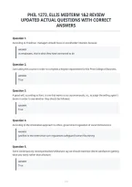 Phil 1273&comma; Ellis Midterm 1&2 Review&NewLine;Updated Actual Questions With Correct&NewLine;Answers