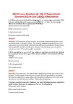 NSG 500 Exam 2 Actual Exam V2 &vert; NSG 500 Advanced Health &NewLine;Assessment &lpar;NSG500 Exam 2&rpar; &lbrack;PDF&rsqb; &vert; Wilkes University