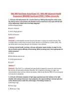 NSG 500 Final Exam Actual Exam V2 &vert; NSG 500 Advanced Health &NewLine;Assessment &lpar;NSG500 Final Exam&rpar; &lbrack;PDF&rsqb; &vert; Wilkes University 