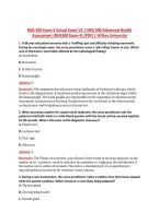 NSG 500 Exam 4 Actual Exam V3 &vert; NSG 500 Advanced Health &NewLine;Assessment &lpar;NSG500 Exam 4&rpar; &lbrack;PDF&rsqb; &vert; Wilkes University