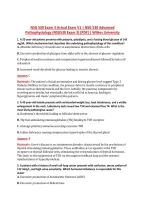 NSG 530 Exam 3 Actual Exam V1 &vert; NSG 530 Advanced &NewLine;Pathophysiology &lpar;NSG530 Exam 3&rpar; &lbrack;PDF&rsqb; &vert; Wilkes University 