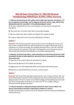 NSG 530 Exam 4 Actual Exam V1 &vert; NSG 530 Advanced &NewLine;Pathophysiology &lpar;NSG530 Exam 4&rpar; &lbrack;PDF&rsqb; &vert; Wilkes University
