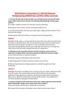 NSG 530 Exam 2 Actual Exam V1 &vert; NSG 530 Advanced &NewLine;Pathophysiology &lpar;NSG530 Exam 2&rpar; &lbrack;PDF&rsqb; &vert; Wilkes University