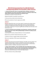 NSG 530 Final Exam Actual Exam V3 &vert; NSG 530 Advanced &NewLine;Pathophysiology &lpar;NSG530 Final Exam&rpar; &lbrack;PDF&rsqb; &vert; Wilkes Universit