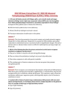 NSG 530 Exam 4 V1&ndash;V3 &vert; NSG 530 Advanced Pathophysiology &vert; Actual Q&A with Rationale &lpar;NSG530 Exam 4&rpar; &vert; Wilkes University