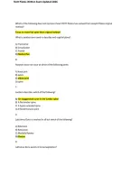 Stott Pilates Written Exam Updated 2026 Questions and Answers&excl; 100&percnt; CORRECT ANSWERS ALREADY RATED A&plus;