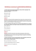 NUR 230 Exam 1 V1&ndash;V3 &vert; NUR 230 OB&sol;Peds &vert; Actual Q&A with Rationale &lpar;NUR230 Exam 1&rpar; &vert; Galen College of Nursing