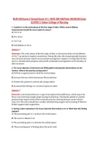 NUR 230 Exam 2 Actual Exam V1 &vert; NUR 230 OB&sol;Peds &lpar;NUR230 Exam &NewLine;2&rpar; &lbrack;PDF&rsqb; &vert; Galen College of Nursing 