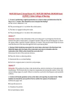 NUR 230 Exam 2 V1&ndash;V3 &vert; NUR 230 OB&sol;Peds &vert; Actual Q&A with Rationale &lpar;NUR230 Exam 2&rpar; &vert; Galen College of Nursing