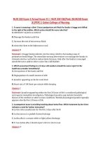 NUR 230 Exam 3 V1&ndash;V3 &vert; NUR 230 OB&sol;Peds &vert; Actual Q&A with Rationale &lpar;NUR230 Exam 3&rpar; &vert; Galen College of Nursing