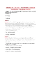 NUR 230 Final Exam V1&ndash;V3 &vert; NUR 230 OB&sol;Peds &vert; Actual Q&A with Rationale &lpar;NUR230 Final Exam&rpar; &vert; Galen College of Nursing