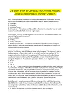 CPB Exam B with all Correct & 100&percnt; Verified Answers &vert;Actual Complete Update &vert;Already Graded A&plus;