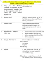 Certified Professional Biller Exam Study with all Correct & 100&percnt; Verified Answers &vert;Latest Update &vert;Already Graded A&plus;