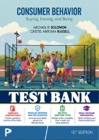 Test Bank &mdash; Consumer Behavior&comma; 15th Edition &lpar;Solomon&comma; Russell&comma; 2026&rpar; &vert; All 14 Chapters Covered&NewLine;