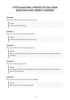 Ptcb Grand Final Updated Actual Exam&NewLine;Questions And Correct Answers